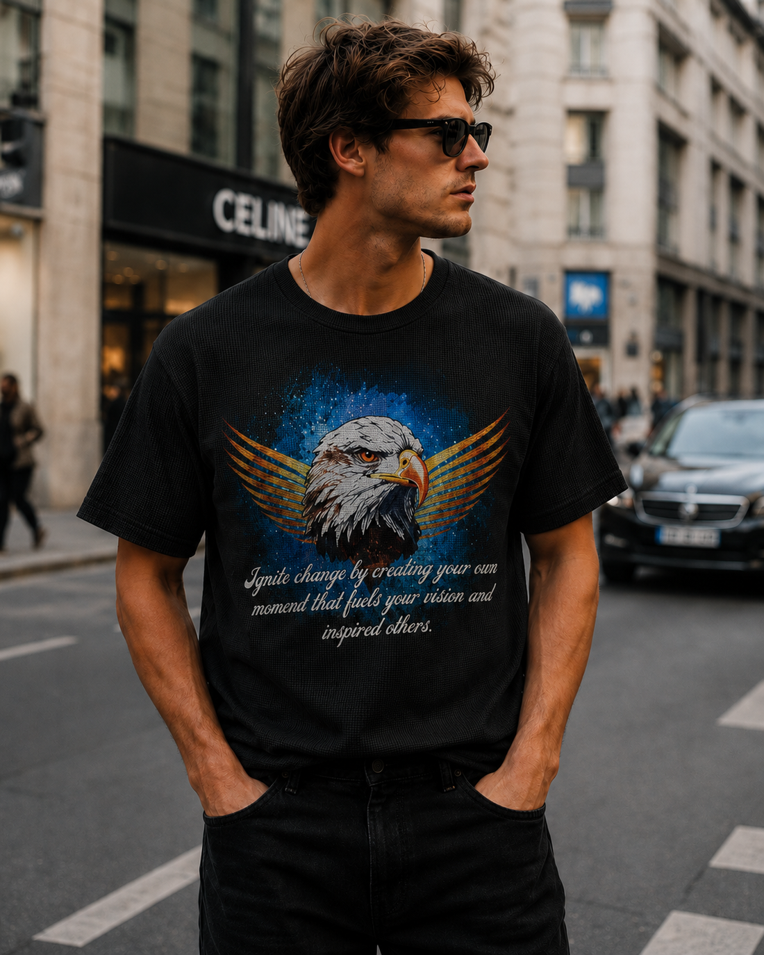 Rise & Inspire – Eagle Tee
