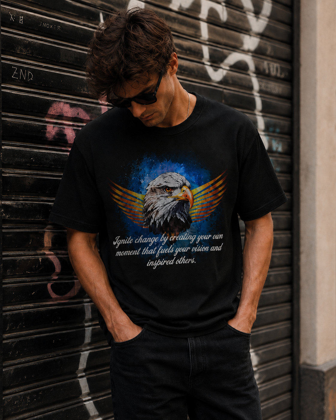 Rise & Inspire – Eagle Tee