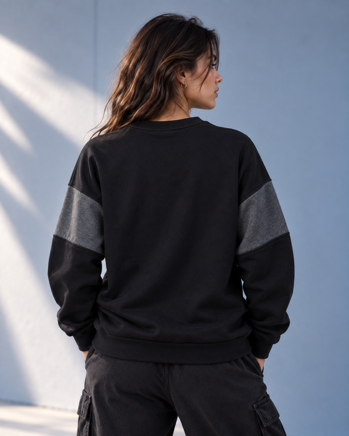 Grey Barrier - Baggy Sweat-top